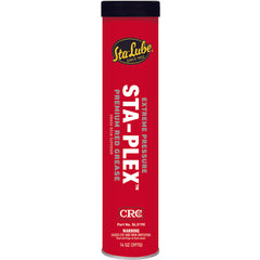 Extreme Pressure Sta-Plex Premium Red Grease - 14 oz - Exact Tooling