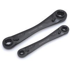 2PC DBL BOX RATCHETING WRENCH SET - Exact Tooling