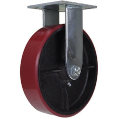 8 × 2 Ure Tread/Cast Iron Hub - Rigid - Exact Tooling