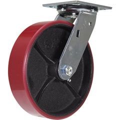 8 × 2 Ure Tread/Cast Iron Hub - Swiv - Exact Tooling