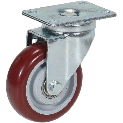 4 × 1 Poly On Poly Swivel Stem Caster - Exact Tooling