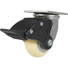 4 × 2 Polyurethane ESD Swivel Caster W/Tot Brk1 - Exact Tooling