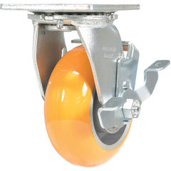 5 × 2 Aluminum Swivel W/ Brake - Exact Tooling