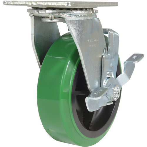 6 × 2 Polyolefin Swivel W/ Brake - Exact Tooling