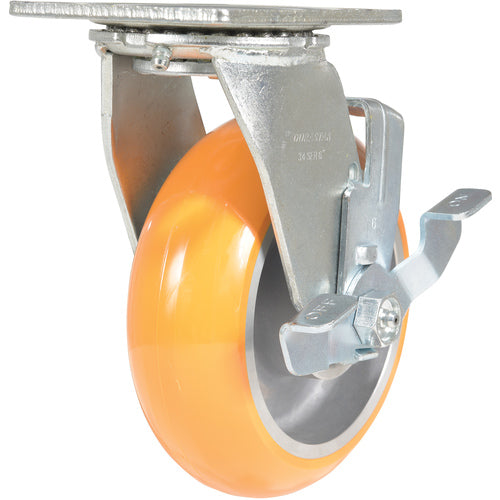 6 × 2 Aluminum Swivel W/ Brake - Exact Tooling