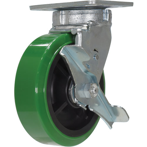 6 × 2 Poly/Polyolefin Hub Swiv W/Brk - Exact Tooling