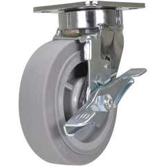 6 × 2 Duratek TPR - Swivel W/Brake - Exact Tooling