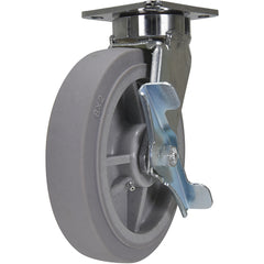 8 × 2 Duratek TPR - Swivel W/Brake - Exact Tooling
