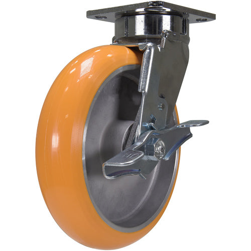 8 × 2 Sirius PU - Swivel W/Brake - Exact Tooling