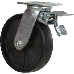 8 × 2 Glass-Filled Nylon Swivel W/Lock Caster - Exact Tooling