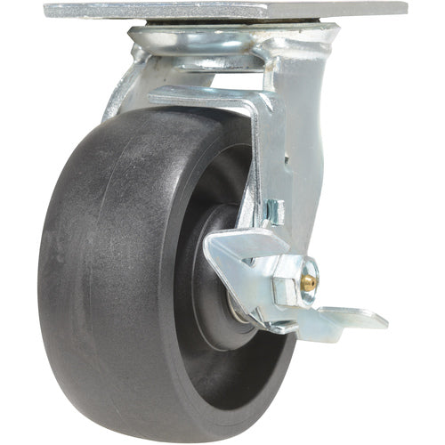 5 × 2 Glass Filled Nylon (Rollx) Swivel W/ Brake - Exact Tooling