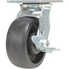 5 × 2 Glass Filled Nylon (Rollx) Swivel W/ Brake - Exact Tooling