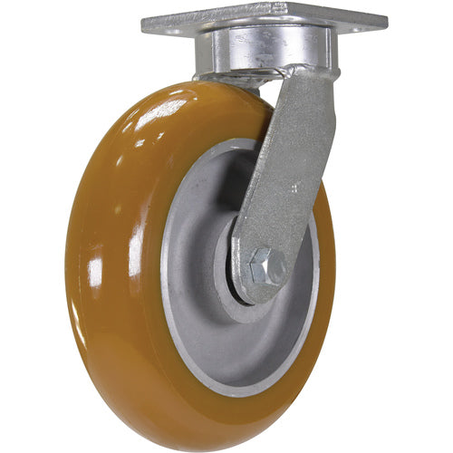 8 × 2 Kingpinless Swivel Caster W/Ultra Wheel - Exact Tooling