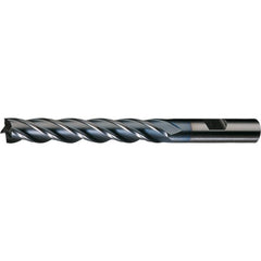 ‎7/8″ × 7/8″ × 1-7/8″ × 4-1/8″ RHS / RHC HSS HSS Single End Mulit Flute Center Cutting Finishing End Mill - TiCN