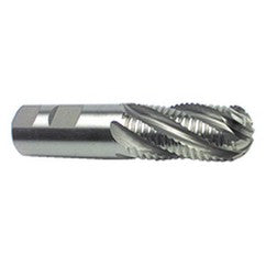 1-1/2"Dia. - 4-1/2" OAL - TiN M42 - Roughing - Ball End SE EM - 6 FL - Exact Tooling
