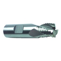 1/4" Dia. - 2-1/16"OAL - TiN M42 - Roughing SE EM - 3 FL - Exact Tooling