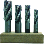 4 Pc. M42 Roughing End Mill Set - Exact Tooling