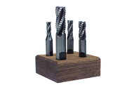 4 Pc. HSS Roughing End Mill Set - Exact Tooling