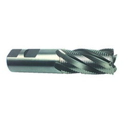 1/2" Dia. - 2-1/2" OAL - TiN M42 - Roughing SE EM - 3 FL - Exact Tooling