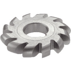 1/2 Radius - 6 x 1 x 1-1/4 - HSS - Convex Milling Cutter - Large Diameter - 14T - Uncoated - Exact Tooling
