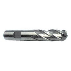 1" Dia. - 6-1/2" OAL - HSS - Ball End SE EM - 4 FL - Exact Tooling