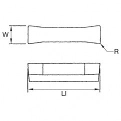 505110 1/8 WOC .010 GROOVING INSERT - Exact Tooling