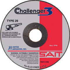 4-1/2 × 7/8 A60 SAIT T27 GRINDING - Exact Tooling