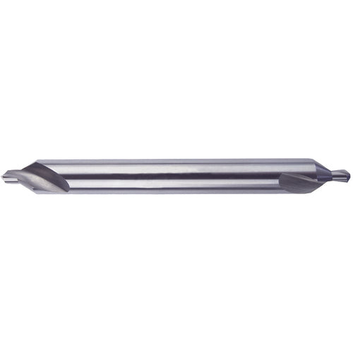 #1 × 5″ OAL 60 Degree HSS Plain Combined Drill and Countersink Bright Series/List #1499 - Exact Tooling