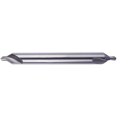 #1 × 5″ OAL 60 Degree HSS Plain Combined Drill and Countersink Bright Series/List #1499 - Exact Tooling