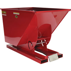 Self-Dump Hopper Hd 1 Cu Yd 6K Red - Exact Tooling