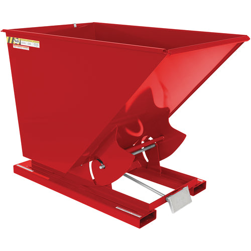 Self-Dump Hopper Md 2 Cu Yd 4K Red - Exact Tooling