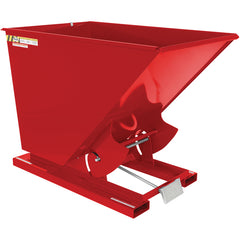 Self-Dump Hopper Md 2 Cu Yd 4K Red - Exact Tooling