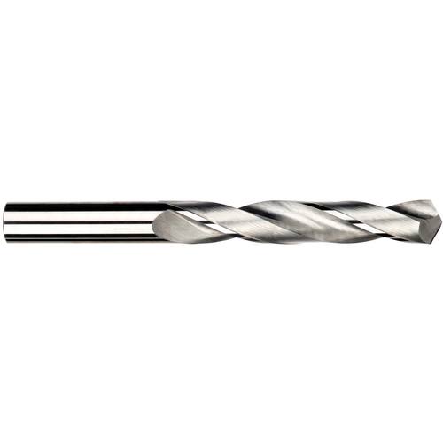 ‎3/8″ Dia. × 3/8″ Shank × 2-3/4″ Flute Length × 4-1/4″ OAL, 2xD Flute, External Coolant, Plain Solid Carbide Drill - Exact Tooling
