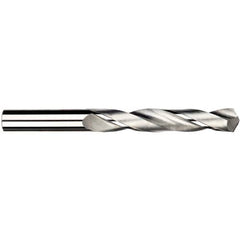 ‎3/8″ Dia. × 3/8″ Shank × 2-3/4″ Flute Length × 4-1/4″ OAL, 2xD Flute, External Coolant, Plain Solid Carbide Drill - Exact Tooling
