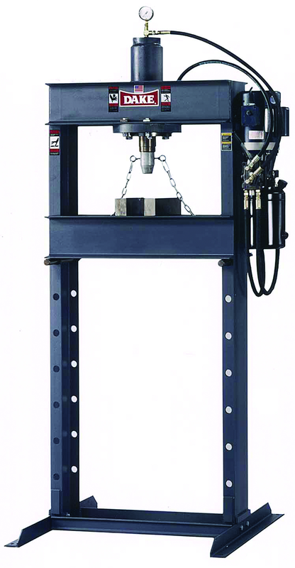 Electrically Operated H-Frame Dura Press - Force 25DA - 25 Ton Capacity - Exact Tooling