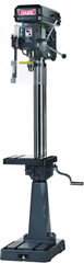 14-1/8" Step Pulley Floor Model Drill Press - SB-16 - 5/8" Drill Capacity, 1/2HP, 110V 1PH Motor - Exact Tooling