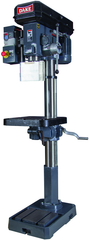 18" Floor Model Step Pulley Drill Press - 9 Speeds (270-2000RPM), 1" Drill Capacity,  1HP 110V 1PH ONLY Motor - Exact Tooling