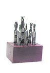 6 Pc. M42 Double-End End Mill Set - Exact Tooling