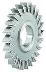 4 x 1/2 x 1 - Cobalt - Straight Side Tooth Milling Cutter - 24T - Uncoated - Exact Tooling