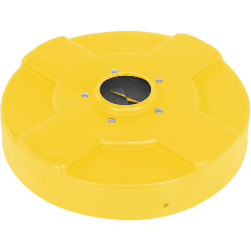 Drum Recyc Lid Flap 30 Gal(Closed) Yellow - Exact Tooling