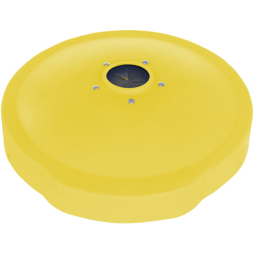 Drum Recyc Lid 55 Gal(Closed/Open) Yellow - Exact Tooling