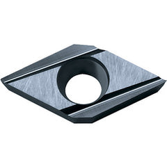 DCET 32505 MF-JSF PR1225, 0.0079″ Corner Radius, 5/32″ Thick, 3/8″ Inscribed Circle, MEGACOAT, Diamond, Turning Indexable Insert - Exact Tooling