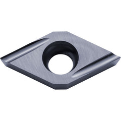 DCET 32502 U PR1725, 0.004″ Corner Radius, 5/32″ Thick, 3/8″ Inscribed Circle, MEGACOAT NANO PLUS, 55 Degree Diamond, Turning Indexable Insert
