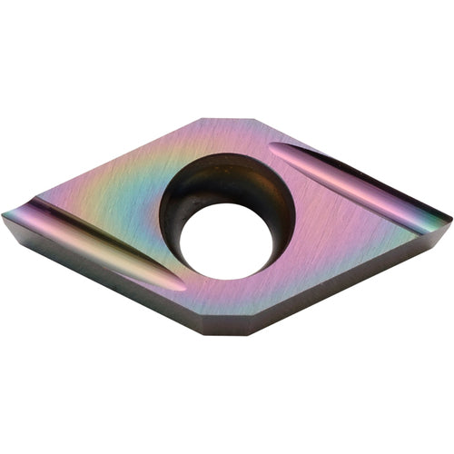 DCET 3251 U PDL010, 1/64″ Corner Radius, 5/32″ Thick, 3/8″ Inscribed Circle, C, 55 Degree Diamond, Turning Indexable Insert