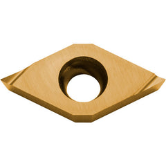 DCET 32505 F PV710, 0.008″ Corner Radius, 5/32″ Thick, 3/8″ Inscribed Circle, TiCN (MEGACOAT NANO), 55 Degree Diamond, Turning Indexable Insert