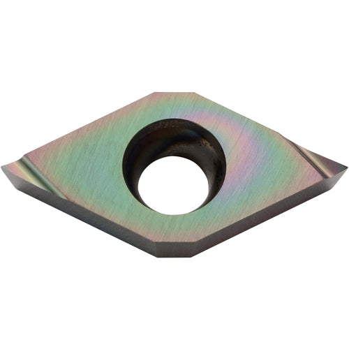 DCET 21505 F PDL010, 0.008″ Corner Radius, 3/32″ Thick, 1/4″ Inscribed Circle, C, 55 Degree Diamond, Turning Indexable Insert