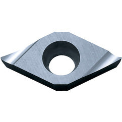 DCGT 3251 A3 KW10, 1/64″ Corner Radius, 5/32″ Thick, 3/8″ Inscribed Circle, WC/Co, Diamond, Turning Indexable Insert - Exact Tooling