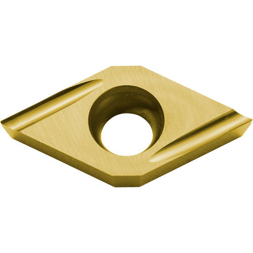 DCGT 3251 E-U PV710, 1/64″ Corner Radius, 5/32″ Thick, 3/8″ Inscribed Circle, TiCN (MEGACOAT NANO), Diamond, Turning Indexable Insert - Exact Tooling