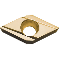DCGT 32505 J PV710, 0.008″ Corner Radius, 5/32″ Thick, 3/8″ Inscribed Circle, TiCN (MEGACOAT NANO), 55 Degree Diamond, Turning Indexable Insert