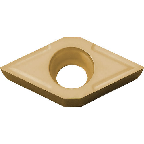 DCGT 32505 PV710, 0.008″ Corner Radius, 5/32″ Thick, 3/8″ Inscribed Circle, TiCN (MEGACOAT NANO), 55 Degree Diamond, Turning Indexable Insert